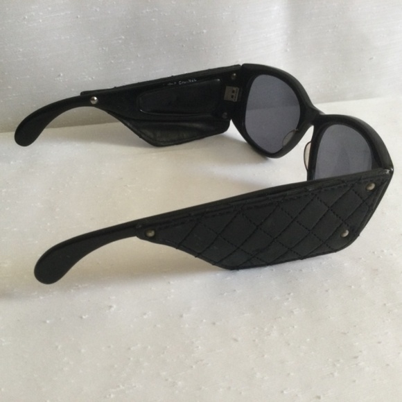 Vintage Chanel Quilted Sunglasses 1988 main image 4